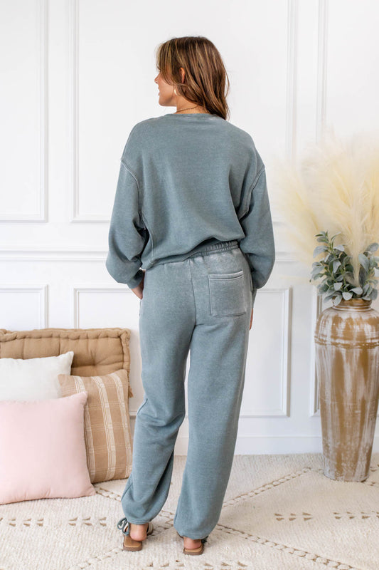 Binge Worthy Wide Leg Drawstring Pants