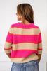 Canyon Glow Bright Stripe Sweater