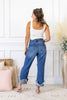 Hard to Handle Relaxed Fit Cuffed Jeans