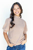 Always Lovely Puff Sleeve Knit Top