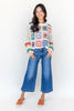 Shine On Mid Rise Clean Crop Denim Jeans