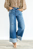 Wild Ride Retro Wide Cuff Judy Blue Jeans