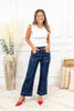 Violets are Blue Wide Crop Mica Denim Jeans