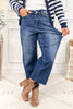 Market Morning Wide Crop Judy Blue Jeans