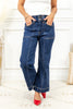 Violets are Blue Wide Crop Mica Denim Jeans