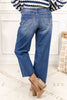 Market Morning Wide Crop Judy Blue Jeans