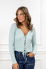 Sugar Lace Tie-Front Top