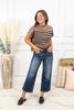 Country Dawn Tummy Control Wide Crop Judy Blue Jeans