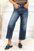 Country Dawn Tummy Control Wide Crop Judy Blue Jeans