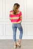 Canyon Glow Bright Stripe Sweater