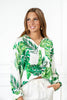 Palms of Paradise Button Down Top