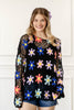 Hello Spring Retro Floral Crochet Sweater