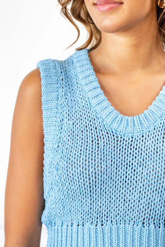 Sonoma Breeze Sleeveless Sweater Top