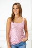 Champagne Dreams Sequin Tank Top