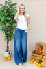 Almost Famous Wide Leg Brushed Denim Jeans