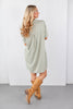 Miss Polished Lightweight Collared Shirt Dress
