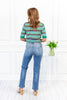 Vintage Wash Thermal Straight Jeans