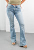 Make Your Mark Low Rise Flare Jeans