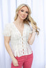 Sheer Confidence Lace Blouse