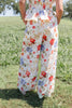 Floral Edge Wide Leg Floral Eyelet Cotton Pants