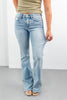Make Your Mark Low Rise Flare Jeans