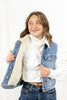 Mountain Mingle Shearling Judy Blue Denim Vest