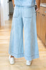 Cloud Nine Wide Leg Capri Jeans