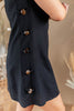 Sweet Tide Sleeveless Linen Blend Dress
