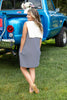 Preppy Princess Navy Striped Sleeveless Mini Dress