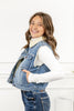 Mountain Mingle Shearling Judy Blue Denim Vest