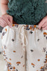 Floral Affair Floral Print Satin Flowy Wide Leg Pants