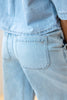 Cloud Nine Wide Leg Capri Jeans