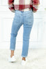 Hot Damn Bleach Wash Boyfriend Jeans