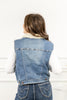 Mountain Mingle Shearling Judy Blue Denim Vest