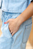 Cloud Nine Wide Leg Capri Jeans
