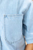 Cloud Nine Denim Button Down Top