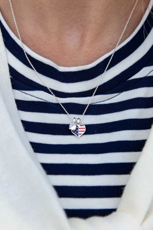 Freedom Stack 5 Piece Charm Necklace