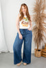 Almost Famous Wide Leg Brushed Denim Jeans