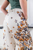 Floral Affair Floral Print Satin Flowy Wide Leg Pants