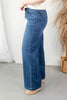 Almost Famous Wide Leg Brushed Denim Jeans