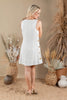 Sweet Tide Sleeveless Linen Blend Dress