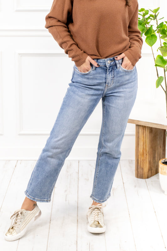 Seashell Shores Non-Distressed Straight Leg Lovervet Jeans