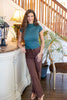 Elevated Essential Stretchy Cotton Mock Neck Top