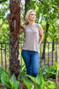 Easy Pick Relaxed Crew Neck Tank Top