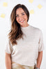 Soft Soul Short Sleeve Crewneck Wool Blend Sweater