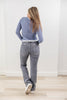 Smoke Show Gray Mid Rise Bootcut Jeans