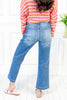 Wide Awake High Rise Patch Pocket Cropped Jeans