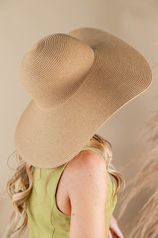 Sunshine Coast Wide Brim Straw Sun Hat
