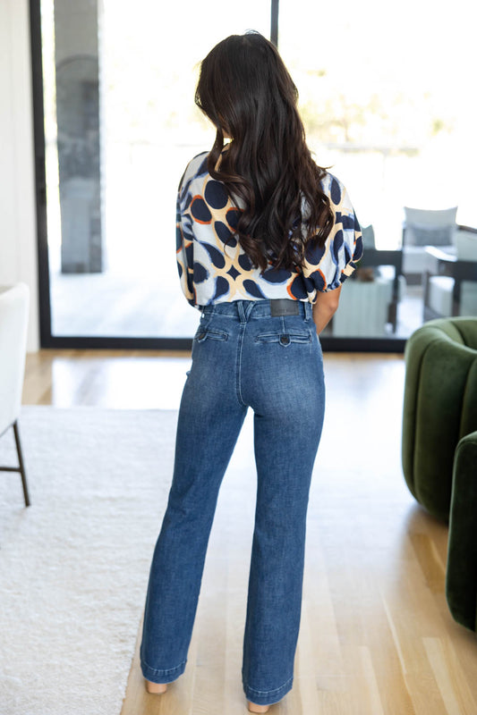 Center Stage Trouser Style Bootcut Jeans