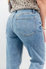 Icon Behavior Distressed Straight Leg Jeans